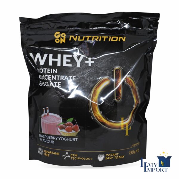 Протеїн Go On Nutrition Whey+ 750g малина-йогурт (8 шт/36 ящ)