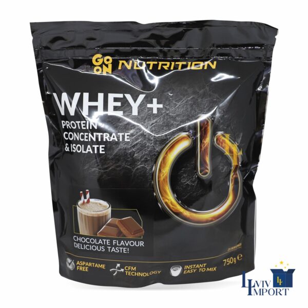 Протеїн Go On Nutrition Whey+ 750g шоколад (8 шт/36 ящ)