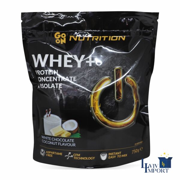 Протеїн Go On Nutrition Whey+ 750g білий шоколад-кокос (8 шт/36 ящ)