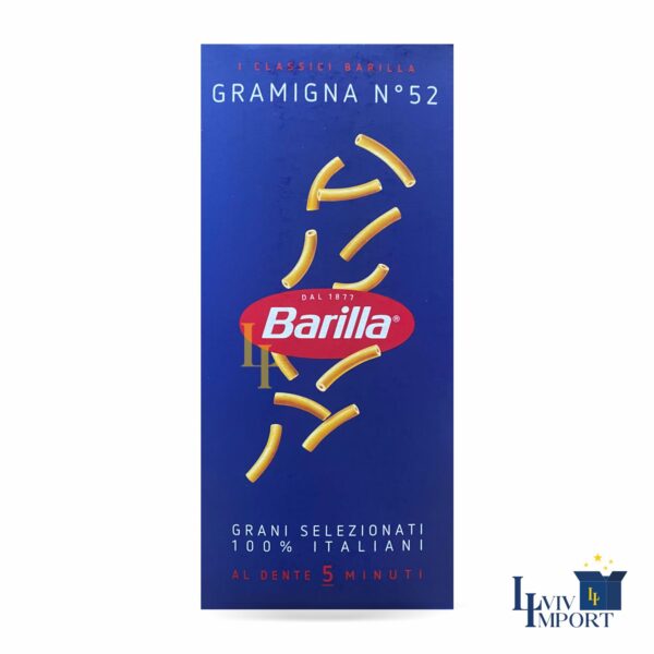 Макарони BARILLA 500g  №52  Gramigna  (16 шт/60 ящ)