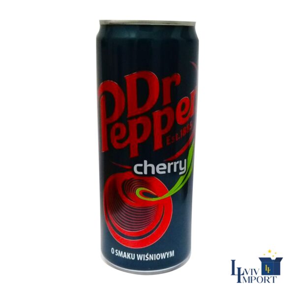 Напій DR.PEPPER 330ml Cherry б/алк газований (24 шт)
