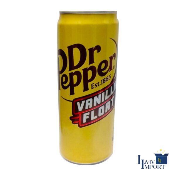 Напій DR.PEPPER 330ml Vanilla Float б/алк газований (24 шт)