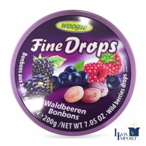 Льодяники Woogie Fine Drops 200g лісові ягоди (10 шт)