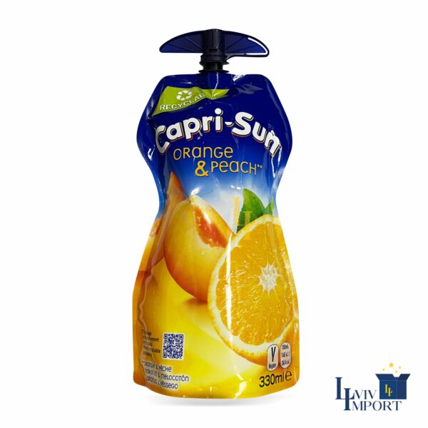 Сік CAPRI SUN 330ml Orange&Peach д/п (15 шт/108 ящ)