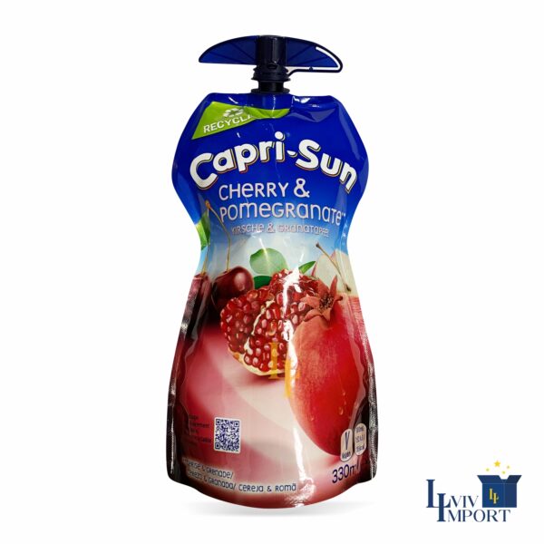 Сік CAPRI SUN 330ml Cherry&Pomegranate д/п (15 шт/108 ящ)