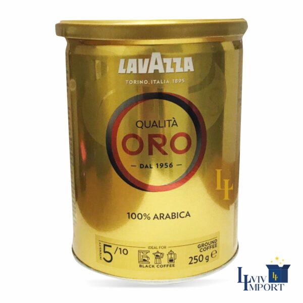Кава мелена LAVAZZA 250g Qualita Oro ж/б (12 шт)