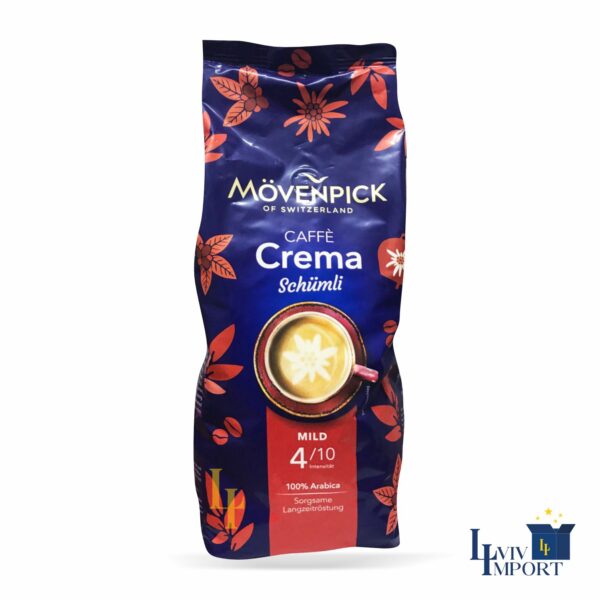 Кава в зернах MOVENPICK 1kg Caffe Crema Schumli (4 шт)
