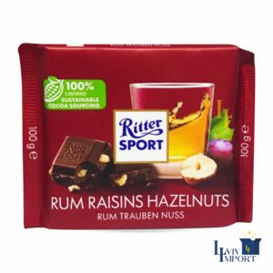 Шоколад молочний RITTER SPORT 100g з ромом