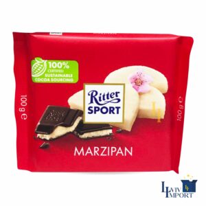 Шоколад чорний RITTER SPORT 100g з марципаном (12 шт)