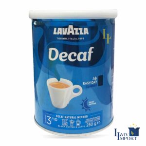 Кава мелена LAVAZZA 250g Deсaf без кофеїну ж/б (12 шт/90 ящ)