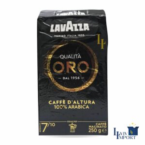 Кава мелена LAVAZZA 250g Oro чорна  (20 шт/120 ящ)