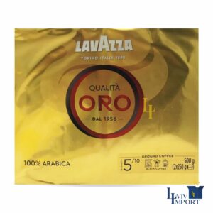 Кава мелена LAVAZZA 500g (2х250g) Qualita Oro (20 шт/120 ящ)