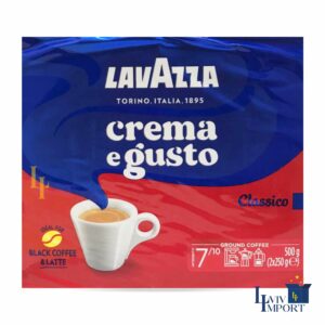 Кава мелена LAVAZZA 500g (2х250g) Crema&Gusto (20 шт/120 ящ)