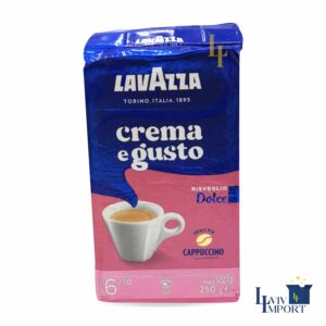 Кава мелена LAVAZZA 250g Crema&Gusto Dolce (20 шт/120 ящ)