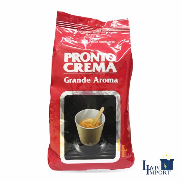 Кава в зернах LAVAZZA 1kg Pronto Crema Grande Aroma (6 шт/66 ящ)