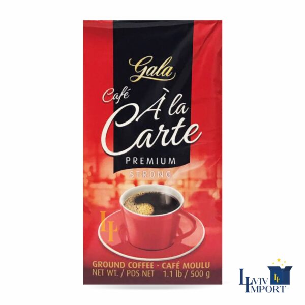 Кава мелена GALA 500g Cafe a la carte Premium (12 шт/120 ящ)