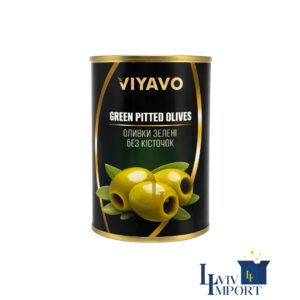 Оливки VIYAVO 314ml/280g зелені без кісточки ж/б (12 шт/196 ящ)