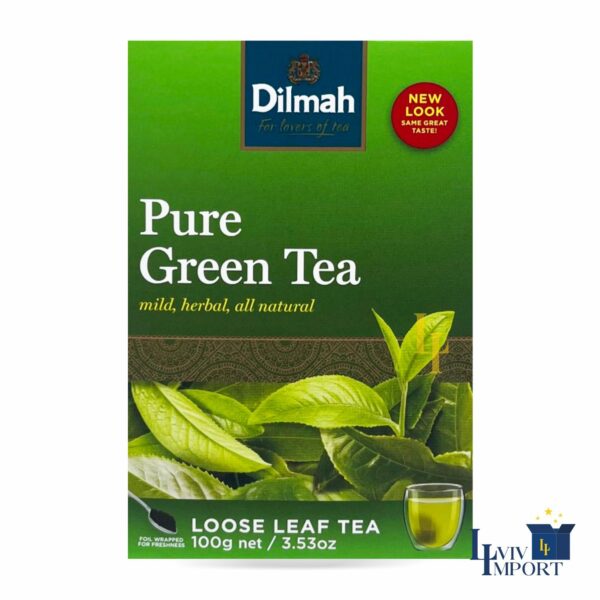Чай зелений листовий DILMAH 100g к/у (12 шт)