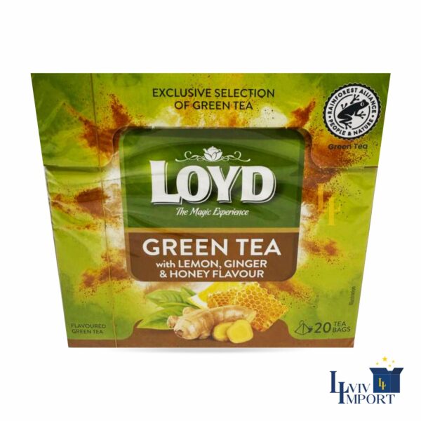 Чай зелений LOYD 20*2g лимон