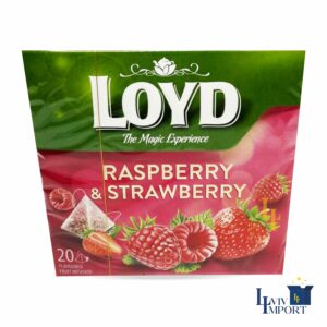 Чай фруктовий LOYD 20*2g полуниця і малина (10 шт/140 ящ)