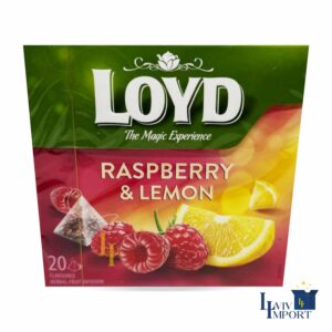 Чай фруктовий LOYD 20*2g малина та лимон (10 шт/140 ящ)