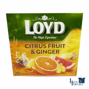 Чай фруктовий LOYD 20*2g цитрусові фрукти та імбир (10 шт/140 ящ)