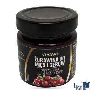 Соус VIYAVO 225ml/210g Журавлина для м'яса та сирів (8 шт/280 ящ)