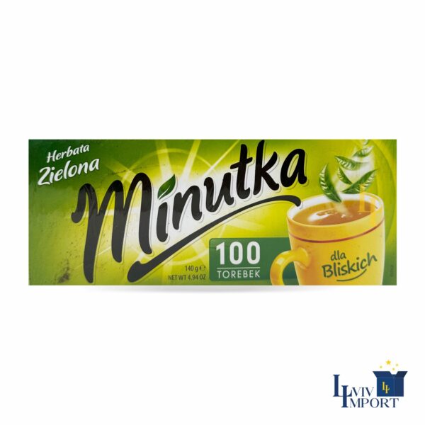 Чай зелений MINUTKA 140g 100x1