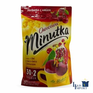 Чай фруктовий MINUTKA 64g 32х2g з вишнею