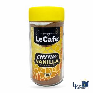 Кава розчинна LeCafe 75g Crema ваніль ск/б (6 шт)