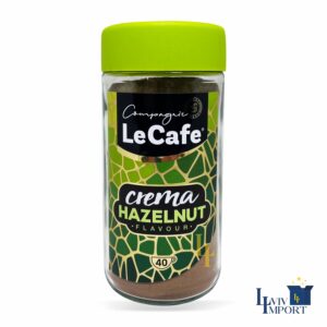 Кава розчинна LeCafe 75g Crema лісовий горіх ск/б (6 шт)