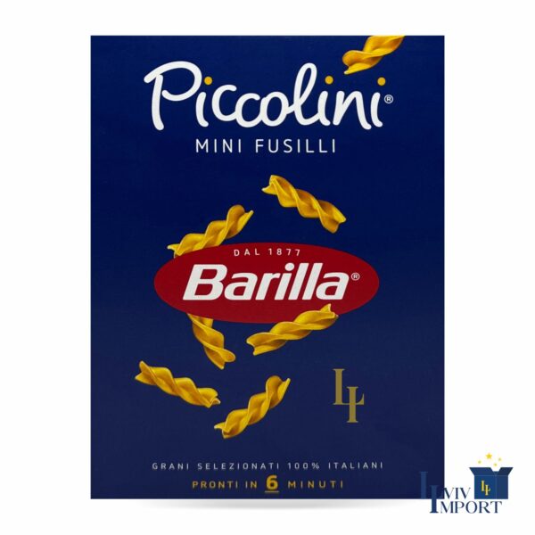 Макарони BARILLA PICCOLINI 500g  Mini  Fusilli  (24 шт/20 ящ)