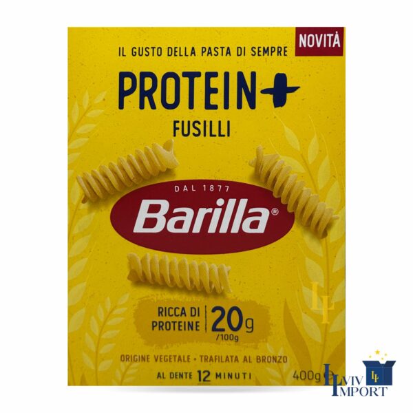 Макарони BARILLA PROTEIN+ 400g  Fusilli  (14 шт/40 ящ)