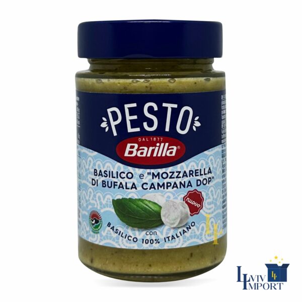 Соус BARILLA 190g Pesto Basilico e Mozzarella (12 шт/180 ящ)