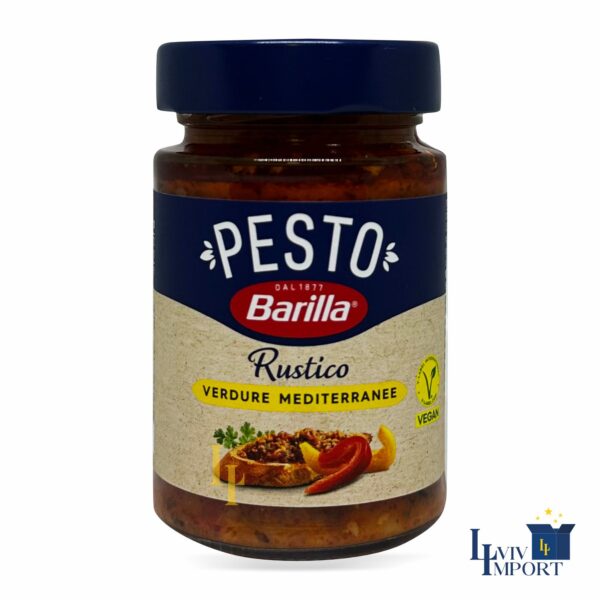 Соус BARILLA 200g Pesto Rustico Mediterraneo (8 шт/270 ящ)