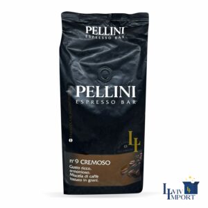 Кава в зернах PELLINI Espresso Bar 1kg №9 Cremoso (6 шт/72 ящ)