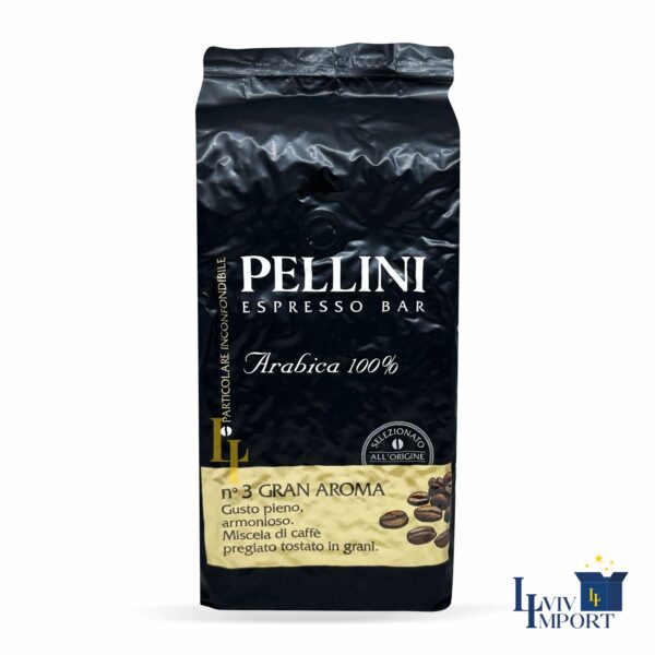Кава в зернах PELLINI Espresso Bar 1kg №3 Gran Aroma (6 шт/72 ящ)