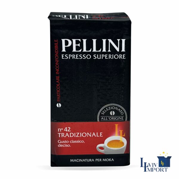 Кава мелена PELLINI Espresso Superiore 250g №42 Tradizionale (20 шт/100 ящ)