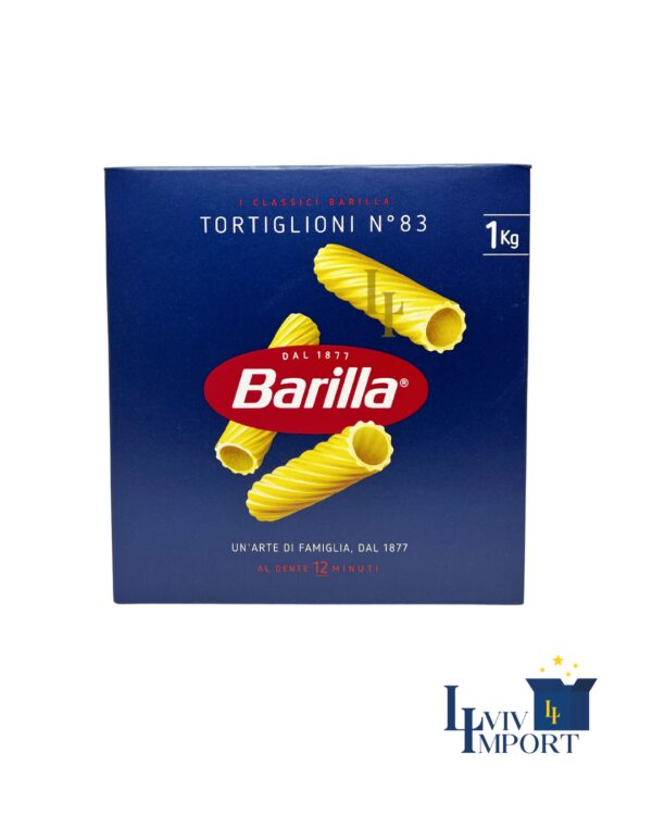 Макарони BARILLA 1kg  №83  Tortiglioni  (12 шт/24 ящ)