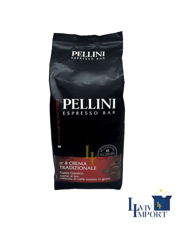 Кава в зернах PELLINI Espresso Bar 1kg №4 Crema Tradizionale (6 шт/72 ящ)