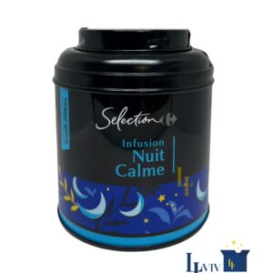 Чай трав’яний Carrefour Selection 100g Infusion Nuit Calme ж/б (8 шт)