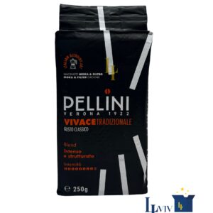 Кава мелена PELLINI (4x250g) №42 Vivace Tradizionale (20 шт/100 ящ)