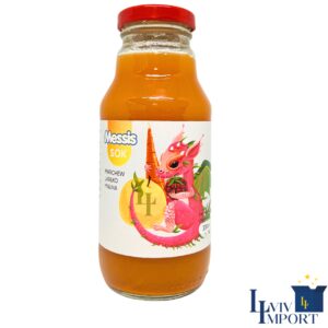 Сік скло MESSIS 330ml "Дракончик" малина+ морква+ яблуко (15 шт/112 ящ)