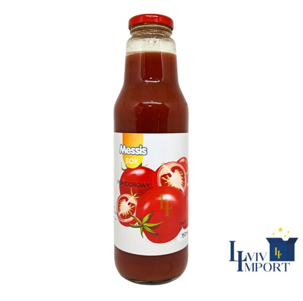 Сік скло MESSIS 750ml томатний (8 шт/85 ящ)