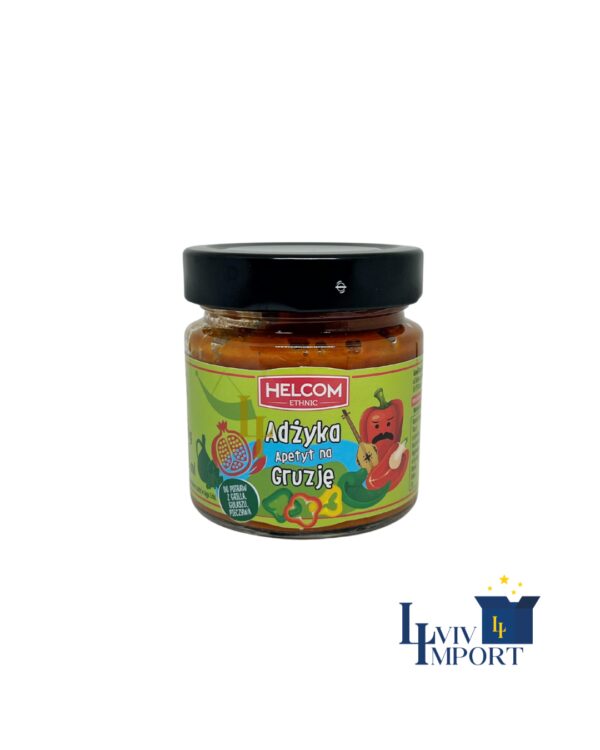 Соус HELCOM ETHNIC 190g Аджика "Apetyt na Gruzje" ск/б (8 шт/280 ящ)