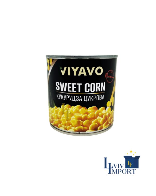 Кукурудза цукрова VIYAVO Premium 340г ж/б (12 шт/140 ящ)
