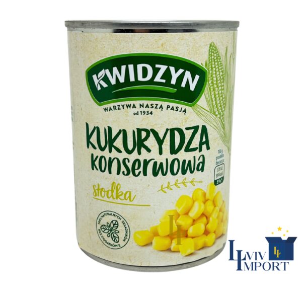 Кукурудза KWIDZYN 400g ж/б (10 шт/176 ящ)