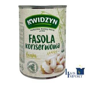 Квасоля біла KWIDZYN 400g ж/б (6 шт/286 ящ)