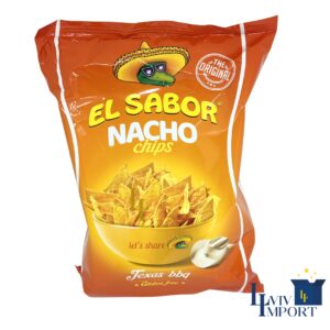 Кукурудзяні чипси начос EL SABOR 100g BBQ (18 шт)