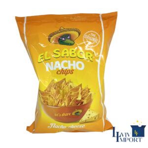 Кукурудзяні чипси начос EL SABOR 100g сир (18 шт)